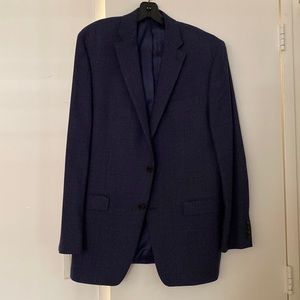 Lauren Ralph Lauren navy plaid Blazer coat